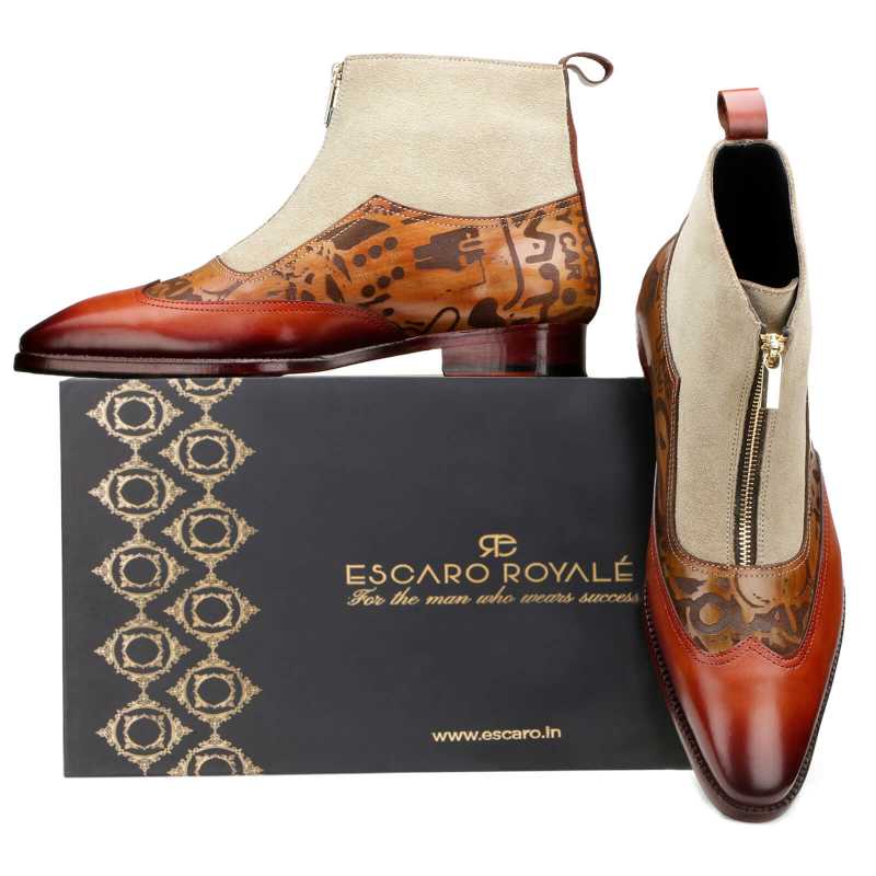 Lorenzo Zipper Boots - Escaro Royale