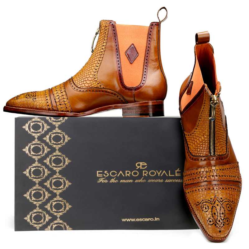 Antonio Zipper Boots - Escaro Royale