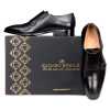 The  Lincoln Monk Medallion Loafer In Black - Escaro Royale
