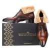 Stalwart Brown Designer Fur Boots - Escaro Royale