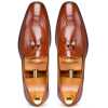 Brown Leather Tassel Loafers - Escaro Royale