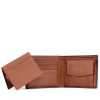 Brown Textured Leather Mens Wallet - Escaro Royale