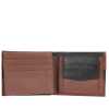 Brown Texture Leather Mens Wallet - Escaro Royale