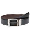 Black and Brown Fish Design Leather Men's Formal Belts - Escaro Royale