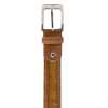 Brown Wooden finished Brougue Leather Belts - Escaro Royale