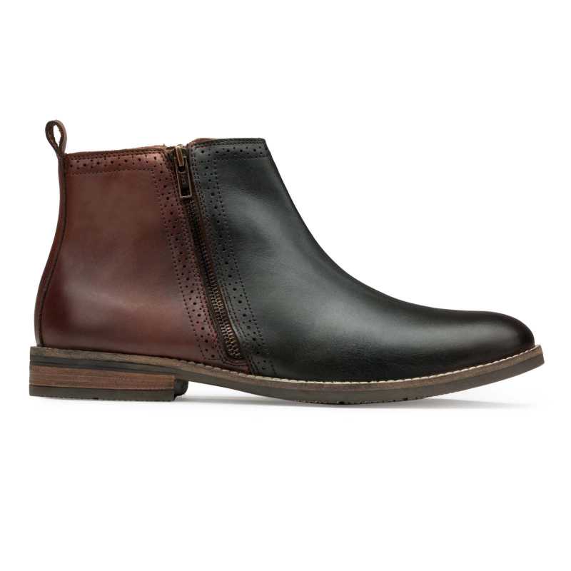 Olive-Brown Chelsea Boots - Escaro Royale