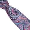 Beryl Blue Floral Tie - Escaro Royale