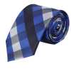 Cruz Blue Check Tie - Escaro Royale