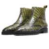 Owen Green Zipper Boots - Escaro Royale