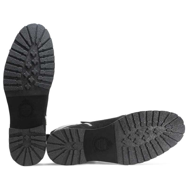 Onyx Black Zipper Boots - Escaro Royale