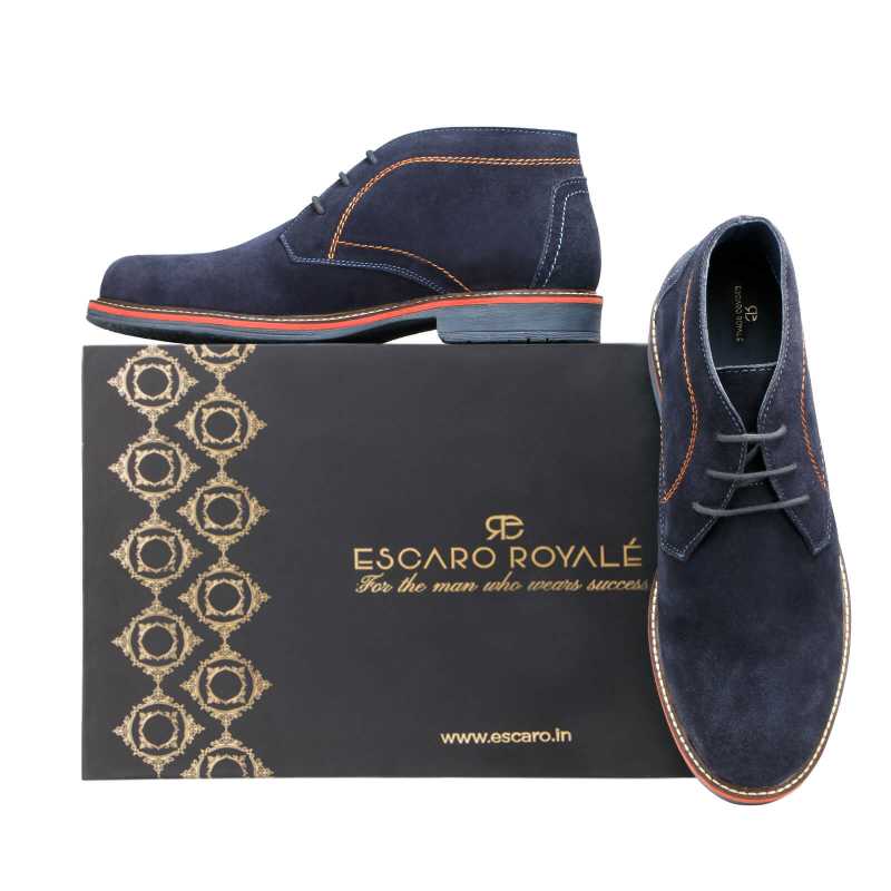 Comfortable Suede Chukka Boots - Escaro Royale