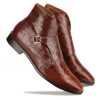The Branco Ankle Boot in Brown - Escaro Royale
