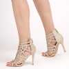 Monica Luxury High Heel Strappy Boots 1022 - Escaro Royale