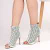 Nancy High Heel Zipper Boots 1022 - Escaro Royale