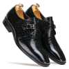 Leroy Monkstrap Shoes - Escaro Royale