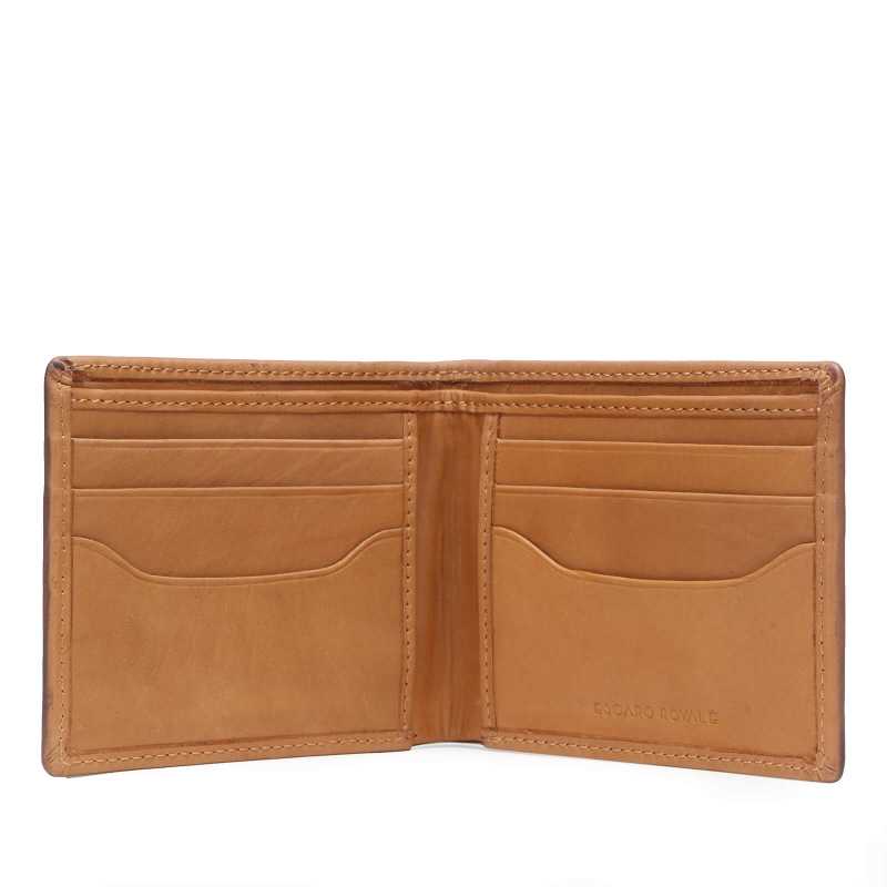 Escaro Royale Tan Leather Wallet - Escaro Royale
