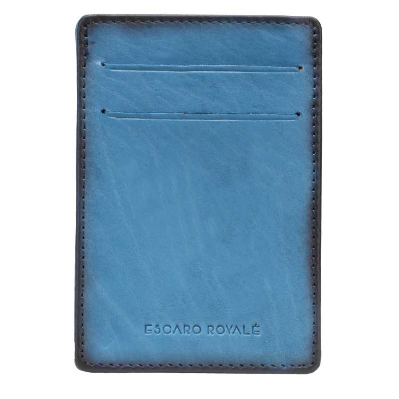Escaro Royale Blue Card Holder - Escaro Royale