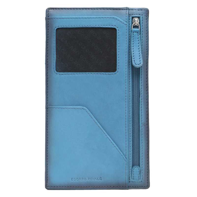 Escaro Royale Blue Passport Holder - Escaro Royale