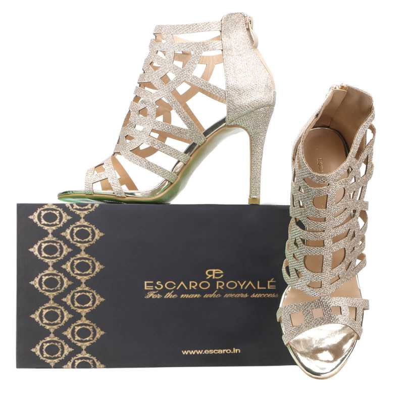 Monica Luxury High Heel Strappy Boots 1022 - Escaro Royale