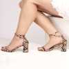 Fiona ankle straps block heels 1022 - Escaro Royale
