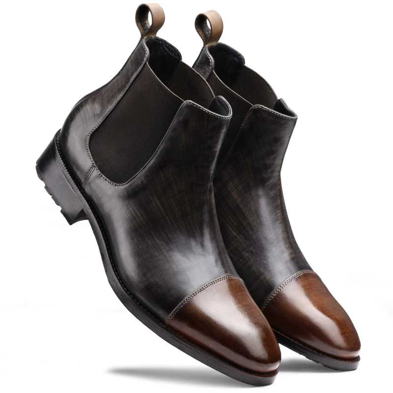 The Christopher Chelsea in Grey Brown - Escaro Royale