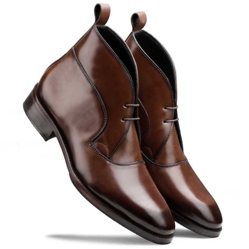 The Hudson Designer Chukka Boot in Brown - Escaro Royale