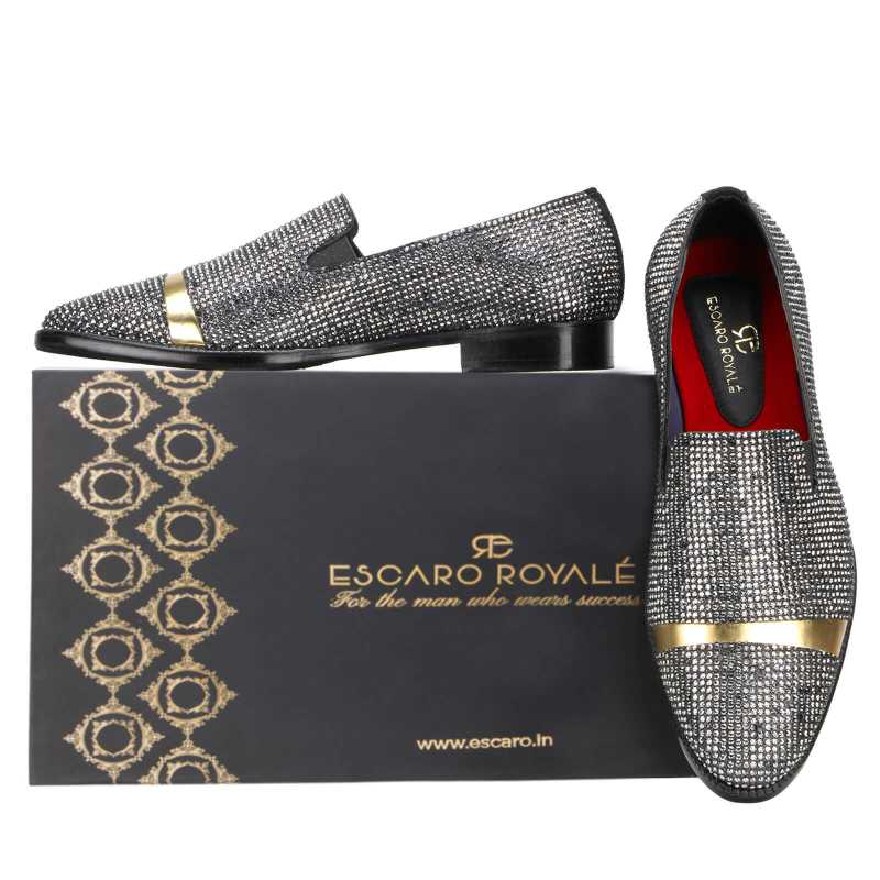 Verus Embellished Loafers - Escaro Royale