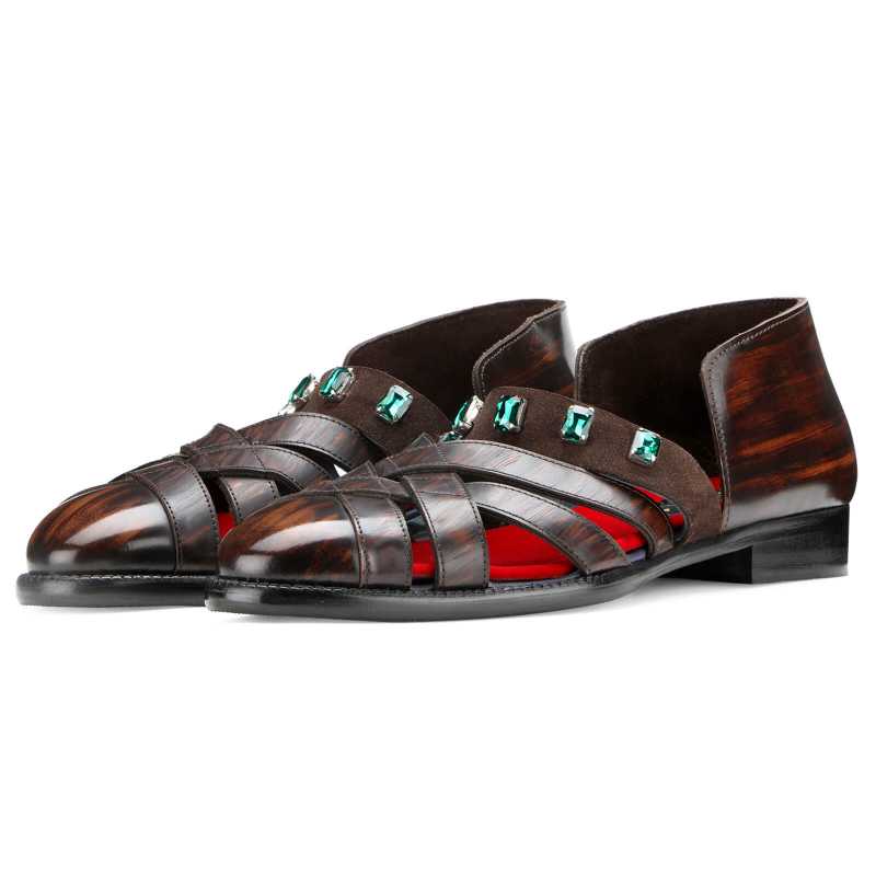 Spartan Leather Sandals - Escaro Royale