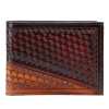 Multi Colored  Hand - Tooled Leather Mens Wallet - Escaro Royale