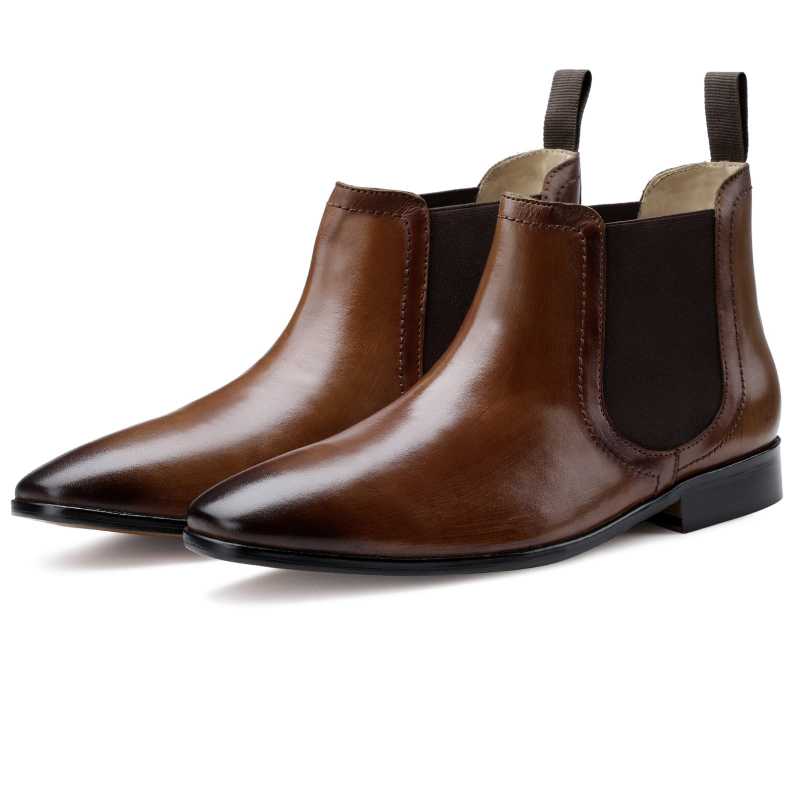 The Philly Classic Chelsea Boots in Tan - Escaro Royale