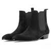 Iceman Chelsea Boots in Black Suede - Escaro Royale
