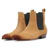 Iceman Chelsea Boots in Camel Color Suede - Escaro Royale