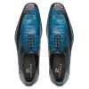 Ross Derby Shoes in Blue & Black - Escaro Royale