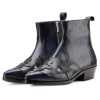 Montana Zipper Cowboy Boots in Black Blue - Escaro Royale