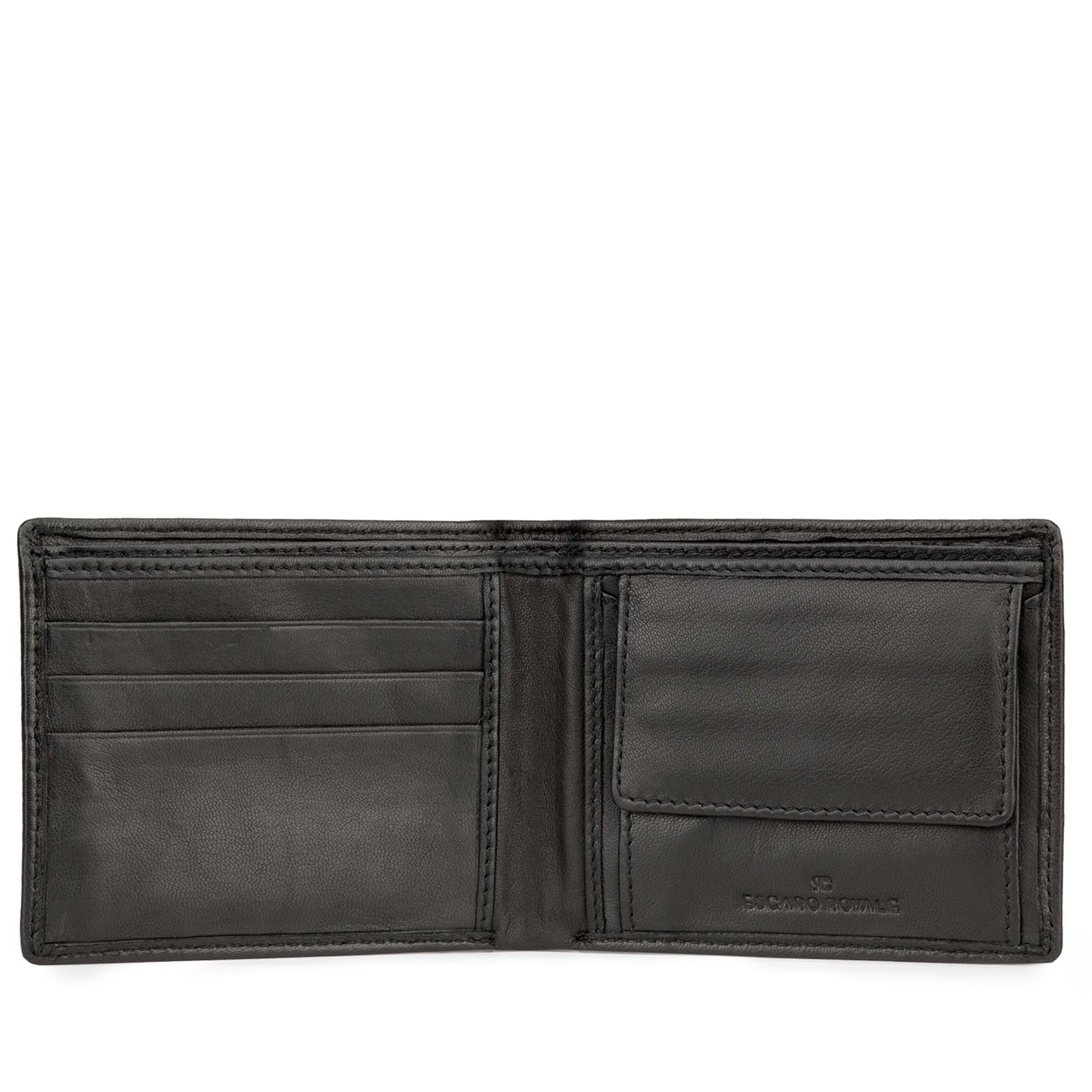 Luxury Black Plain Ultra-Soft Leather Men’s Wallet | Escaro